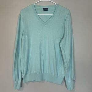Columbia Men's PFG Dockside V-Neck Cashmere Blend Long Sleeve Sweater Size S
